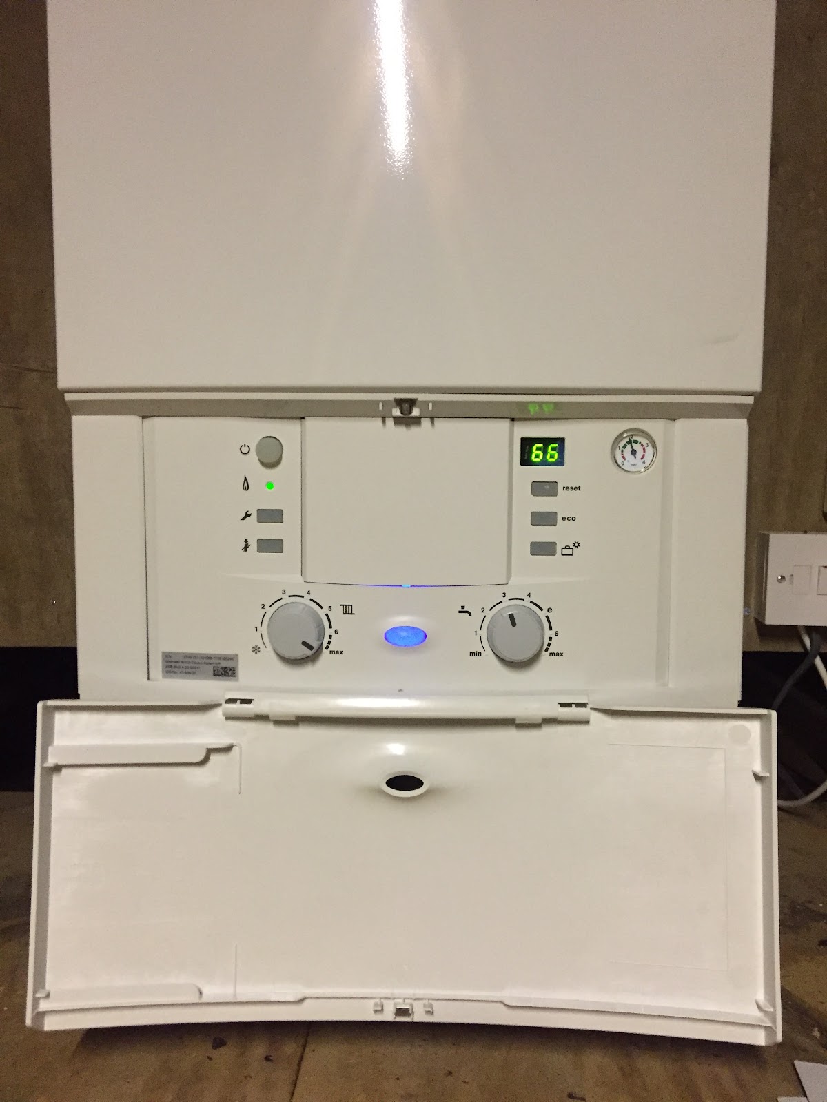Boiler controls at a job