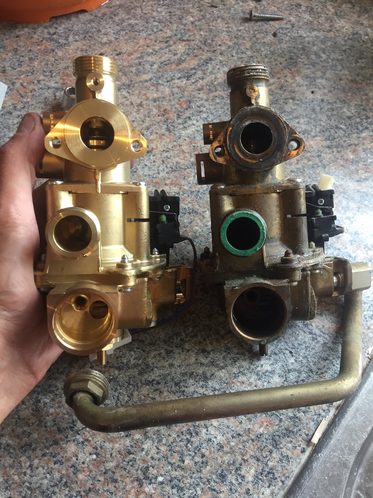 Plumbing repair components